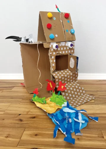 「みんなのおうち」あやせなくん（5歳）<br><br>★屋根裏に登るロープ、窓の顔、お花の咲いた庭からすぐ泳げる海⭐︎