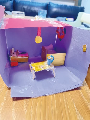 「いえちゃん」つうちゃん（6歳）<br><br>★コップの中にホットミルクコーヒーを入れたこと。